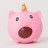 Мялка - антистресс «Unicorn squeeze toy», pink