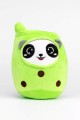 Мягкая игрушка "Cocktail panda", green, 19 см