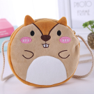 Сумочка плюшевая "Capybara",  ginger (16*14 см)