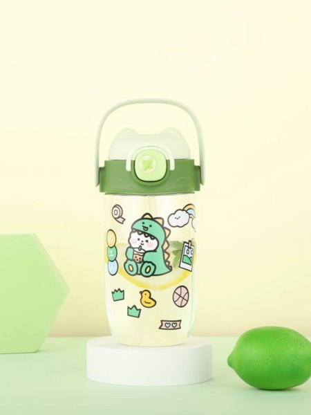 Бутылка «Funny dino», green (650 ml) 