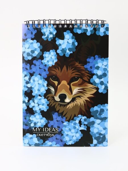 Скетчбук «Sly fox», 14х20 см,  плотность 100 гр 