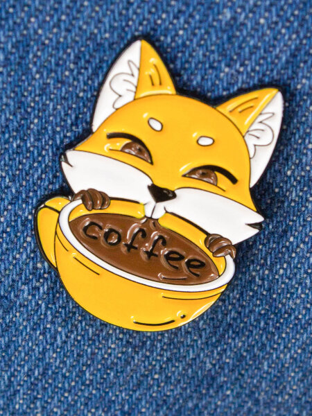 Значок "Fox coffee" 