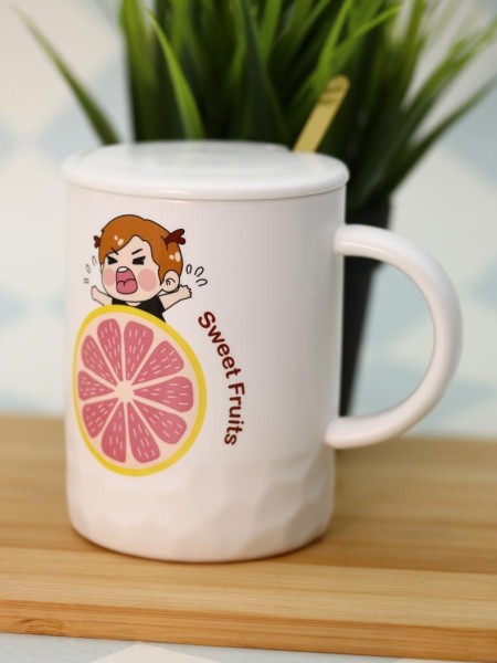 Кружка керамическая "Orange hug" 