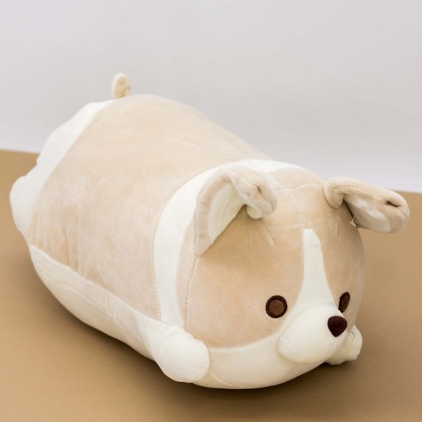 Мягкая игрушка-подушка "Корги", beige, 40 см 