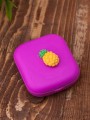 Контейнер для линз «Mini Pineapple», pink