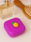 Контейнер для линз «Mini Pineapple», pink