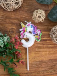 Свеча для торта "Unicorn" цифра 5, (6 см)