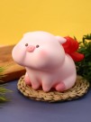 Копилка «Pig red bow», pink (21 см), пластик