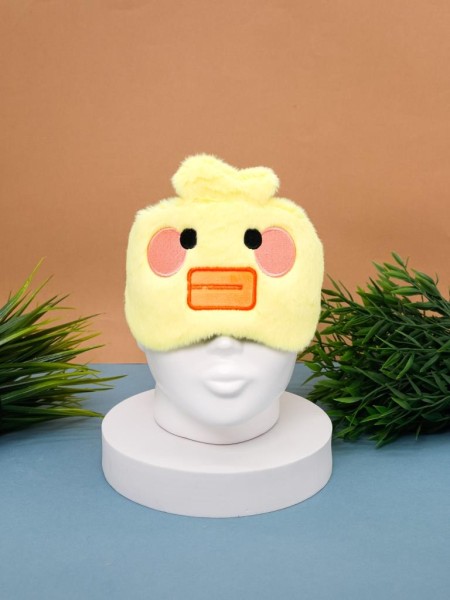 Маска для сна гелевая "Baby duck", yellow 