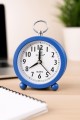 Часы-будильник "Every day", blue (12,2х12,2 см)