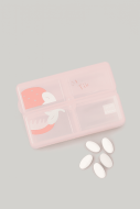 Таблетница "Half fruit strawberry" pink