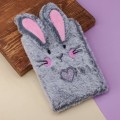 Блокнот плюшевый «Rabbit», gray, 21х14,5 см, плотность 80 гр.