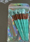 Набор кистей для макияжа "Prism Beauty", 8 кистей, green