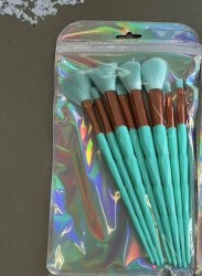 Набор кистей для макияжа "Prism Beauty", 8 кистей, green