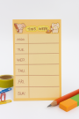 Блок для заметок "This Week", 50 л. 8*16 см