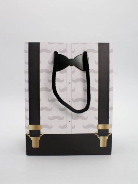 Пакет подарочный «Business suit», men's suspenders (18*23*10) 