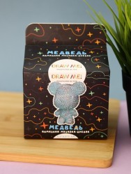 Алмазная мозаика на брелке Draw Me! «Blue bear», (5.5*4.5*7 см)