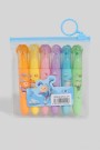 Набор маркеров текстовыделителей "Glass paws", 6 шт, mix