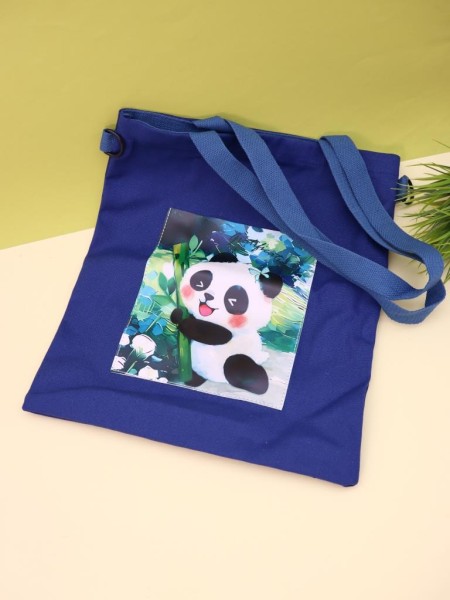 Сумка шоппер "Panda", blue 