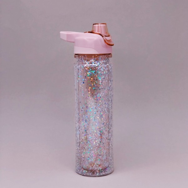 Спортивная бутылка "Sequins", pink (520ml) 
