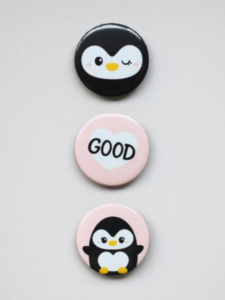 Набор значков Good penguin 