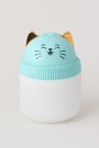 Настольный увлажнитель воздуха - ночник "Cat", green, (портативный, USB)