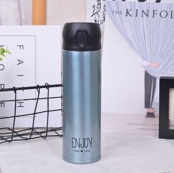 B-HS-6802-Z ТЕРМОС "Enjoy you life!" blue 500ml 