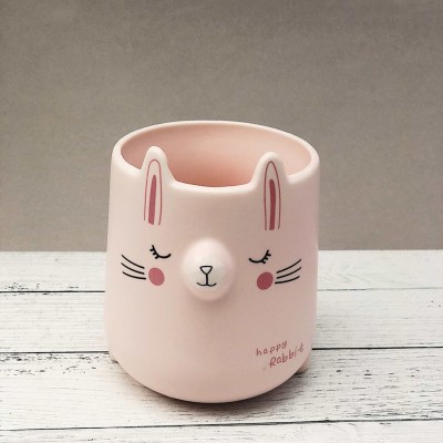 Кружка "Happy rabbit", pink (340ml)