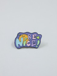 Значок металлический iLikeGift "Be Nice!"