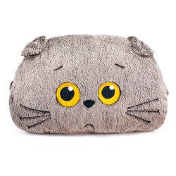 Мягкая игрушка "Автомобильная подушка Кот Басик" (24*25*8 см)