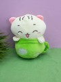 Мягкая игрушка "Kitty pot", green, 21 см