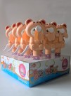Портативный механический ручной вентилятор «Interesting kitty», pink, шоу-бокс 12 шт.