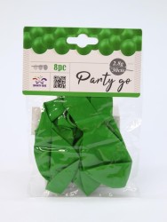 Набор воздушных шаров 8 шт. "Monochrome magic", dark green (30 см)