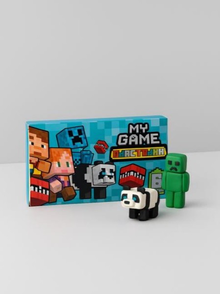 Пластилин 6 цветов "My Game-1", 120 гр, стека пластиковая 