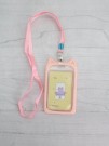 Футляр для карт на ленте "Moon bear", pink