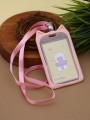 Футляр для карт на ленте "Moon bear", pink