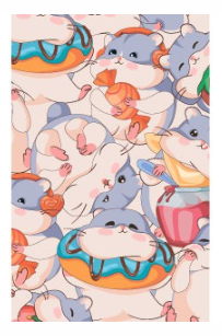 Держатель для карт "Hamster vibe" (6,5 х 10,4 см) 