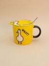 Кружка «WHAT?», yellow (450 ml)