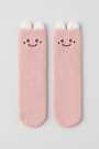 Носки iLikeGift «Fluffy ears», pink, мужские/женские евро размер 37-41