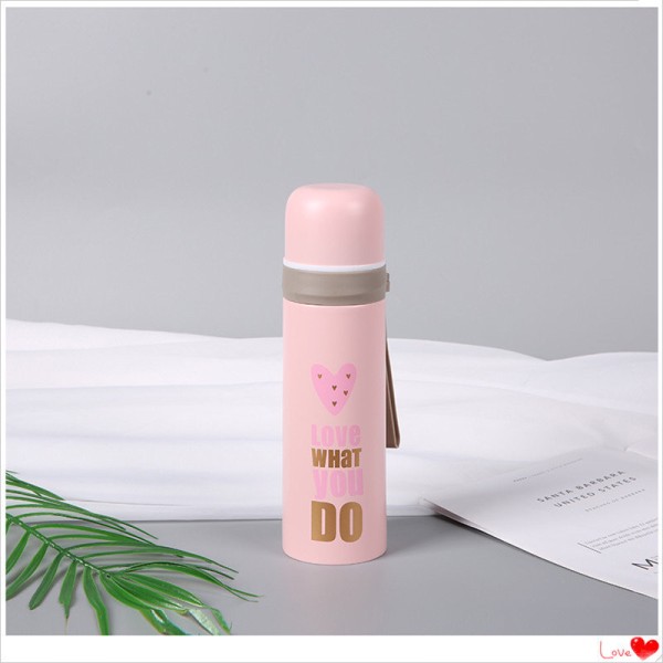 Термос "Love what you do", pink (500ml) 