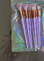 Набор кистей для макияжа "Prism Beauty", 8 кистей, purple
