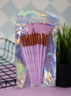Набор кистей для макияжа "Prism Beauty", 8 кистей, purple