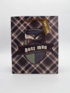 Пакет подарочный «Best man», brown (26*32*12.5)