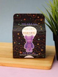 Алмазная мозаика на брелке Draw Me! «Purple bear», (4.5*3.5*8 см)