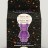 Алмазная мозаика на брелке Draw Me! «Purple bear», (4.5*3.5*8 см)