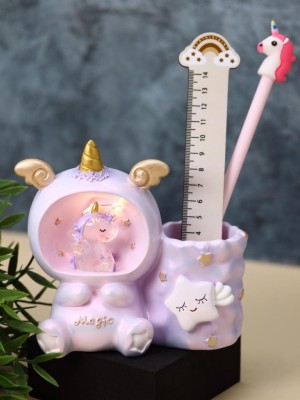 Ночник - подставка для канцелярских принадлежностей «Magic unicorn», pink