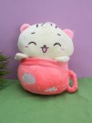 Мягкая игрушка "Kitty pot", pink, 21 см