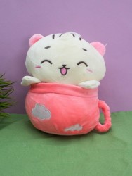 Мягкая игрушка "Kitty pot", pink, 21 см