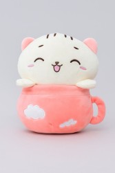 Мягкая игрушка "Kitty pot", pink, 21 см