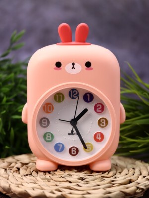 Часы-будильник «Rainbow rabbit», pink (14,5х12 см)